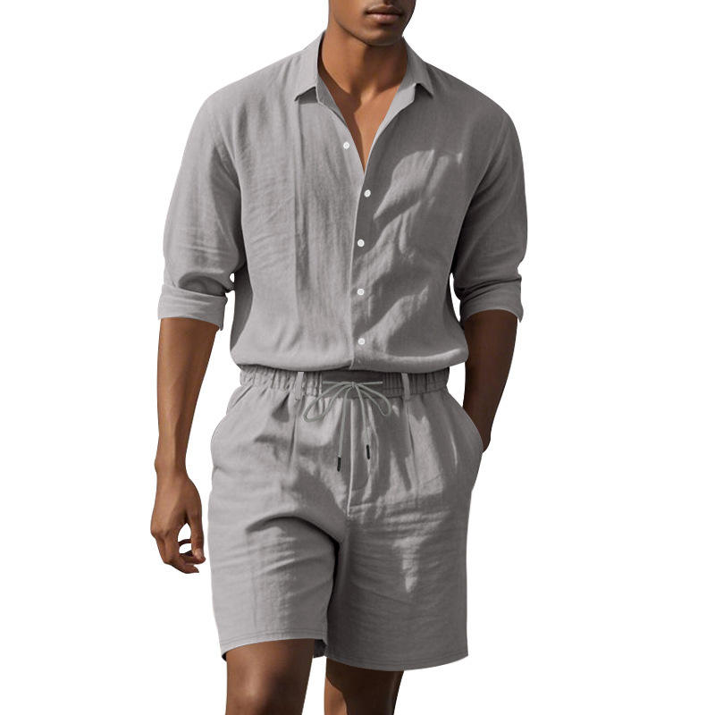 Linen Long Sleeve Set