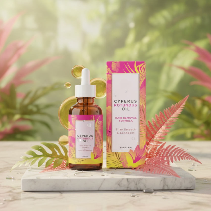 Cyperus Rotundus Oil - Permanent Hair Reduction