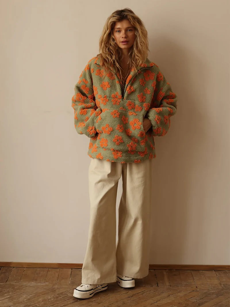 EverComfi - Ultra-Soft Floral Hoodie