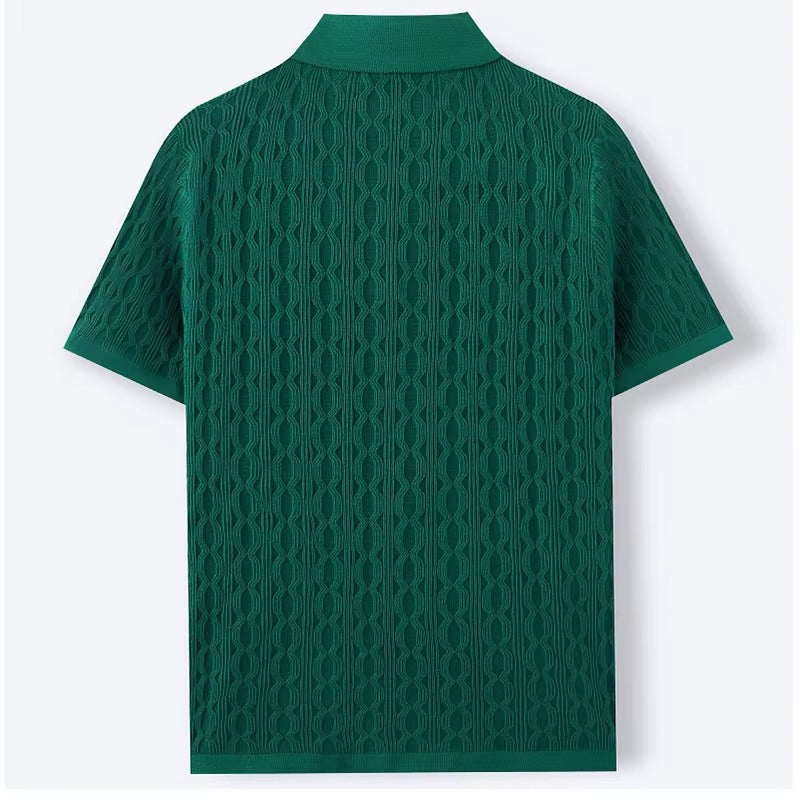 Evercomfi Cable Knit Button Shirt