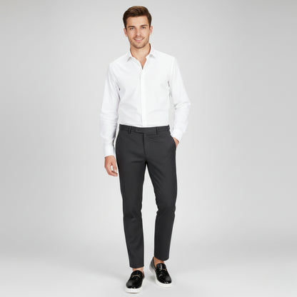 Textured Leather Loafer Sneakers