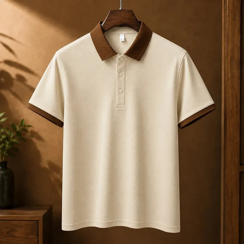 Two-Tone Polo Shirt