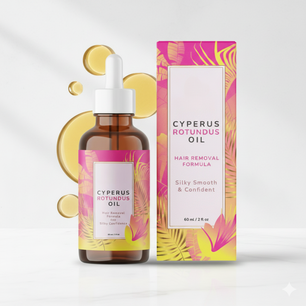 Cyperus Rotundus Oil - Permanent Hair Reduction