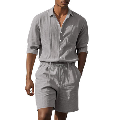Linen Long Sleeve Set