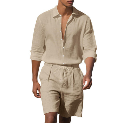 Linen Long Sleeve Set
