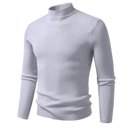Milano Ribbed Mock Neck