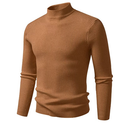 Milano Ribbed Mock Neck