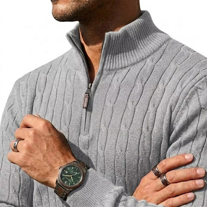 The Cable Knit Half Zip