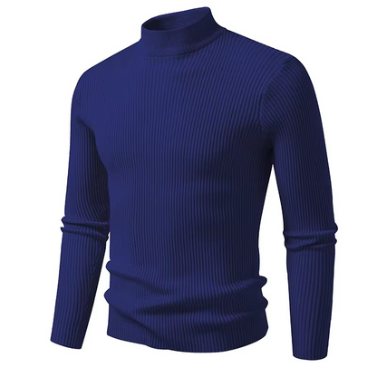Milano Ribbed Mock Neck