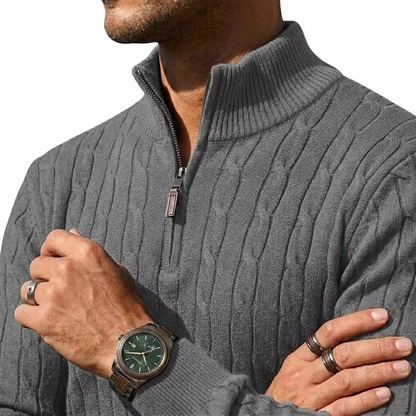 The Cable Knit Half Zip