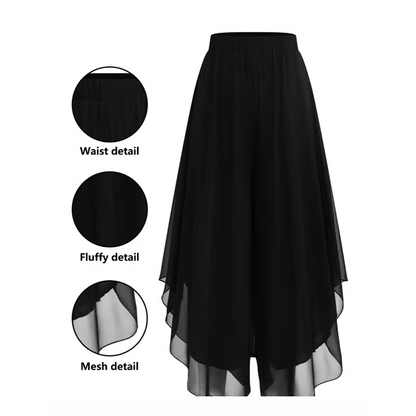 Chiffon Skirt Pants