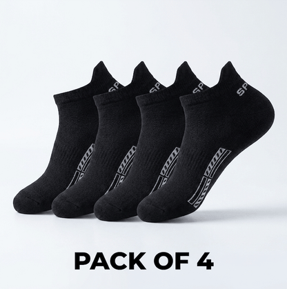 100% Cotton Socks (Pack Of 4)