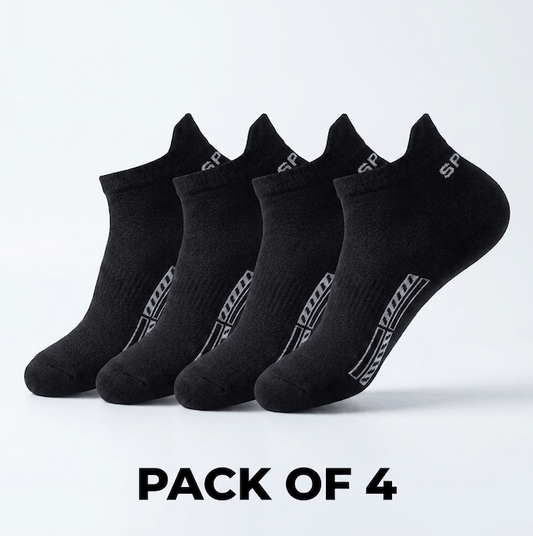 100% Cotton Socks (Pack Of 4)