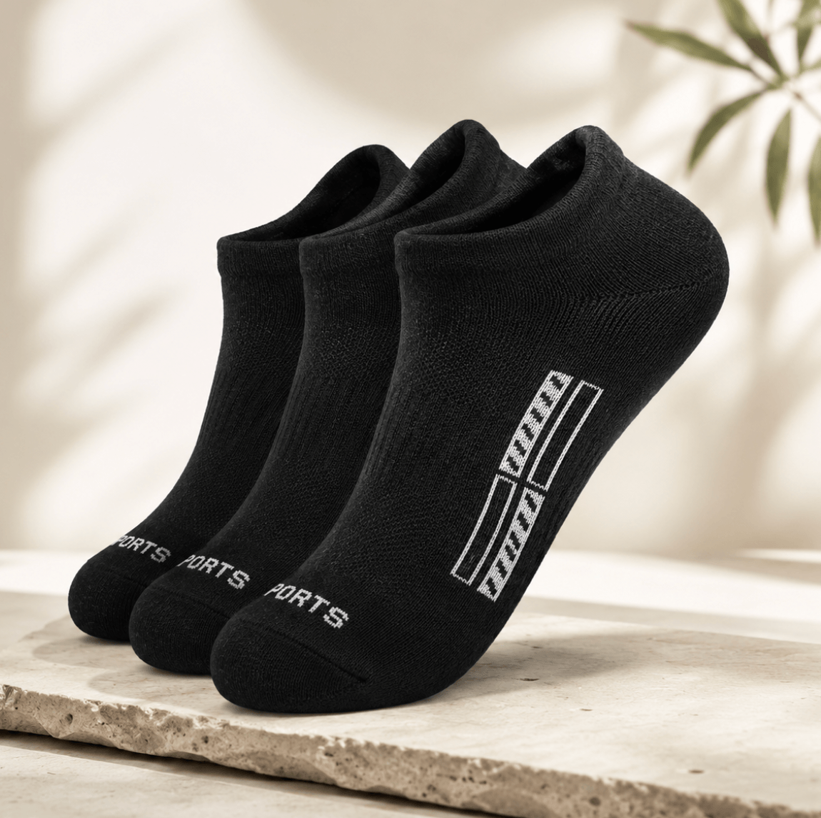 100% Cotton Socks (Pack Of 4)