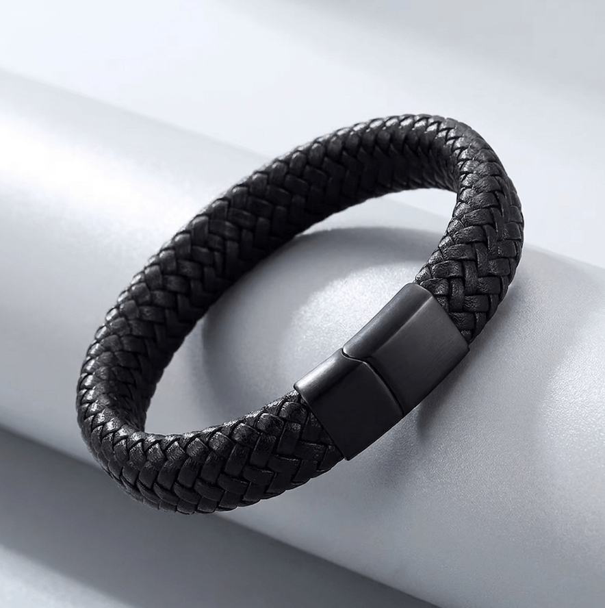 Classic Black Woven Bracelet