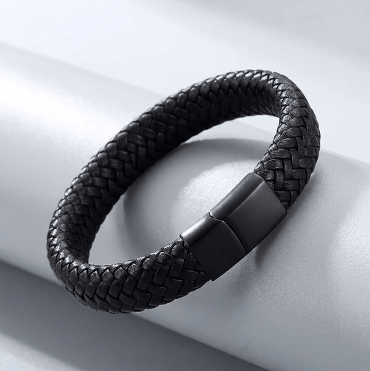 Classic Black Woven Bracelet