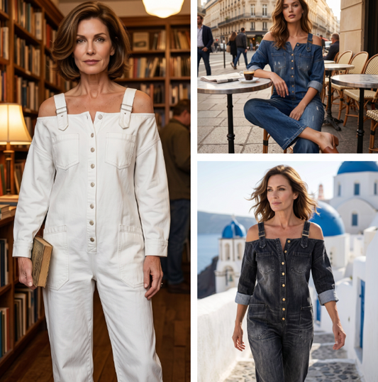 The Denim Drift Jumpsuit