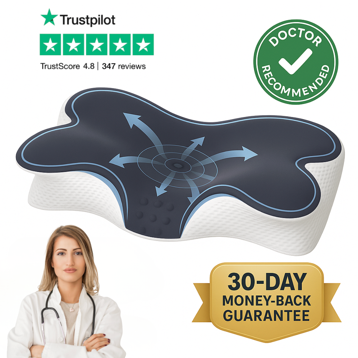 Evercomfi | #1 TOP REVIEWED Comfort Cooling Pillow