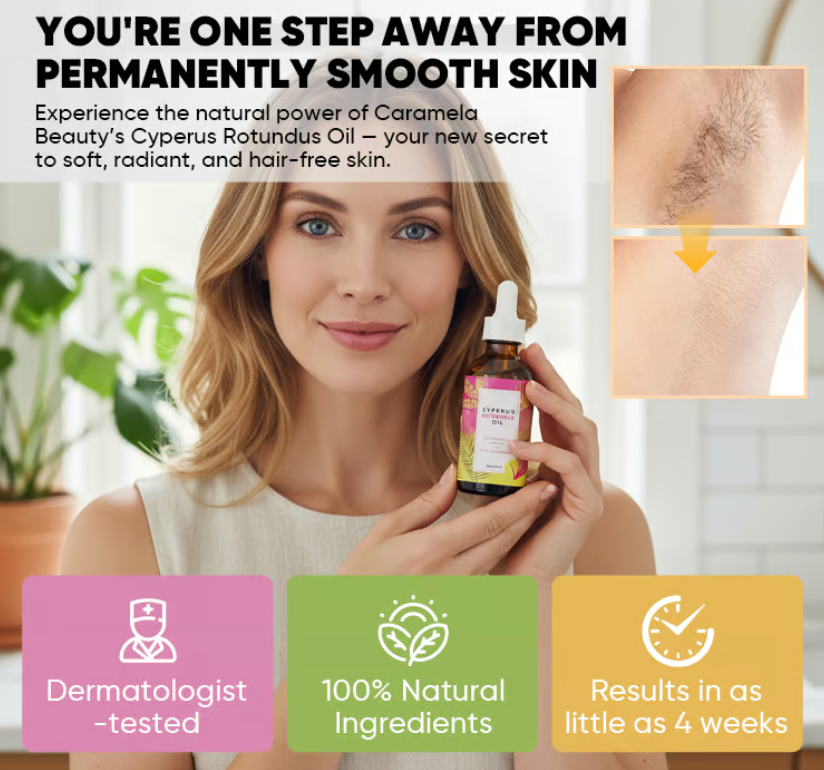 Cyperus Rotundus Oil - Permanent Hair Reduction