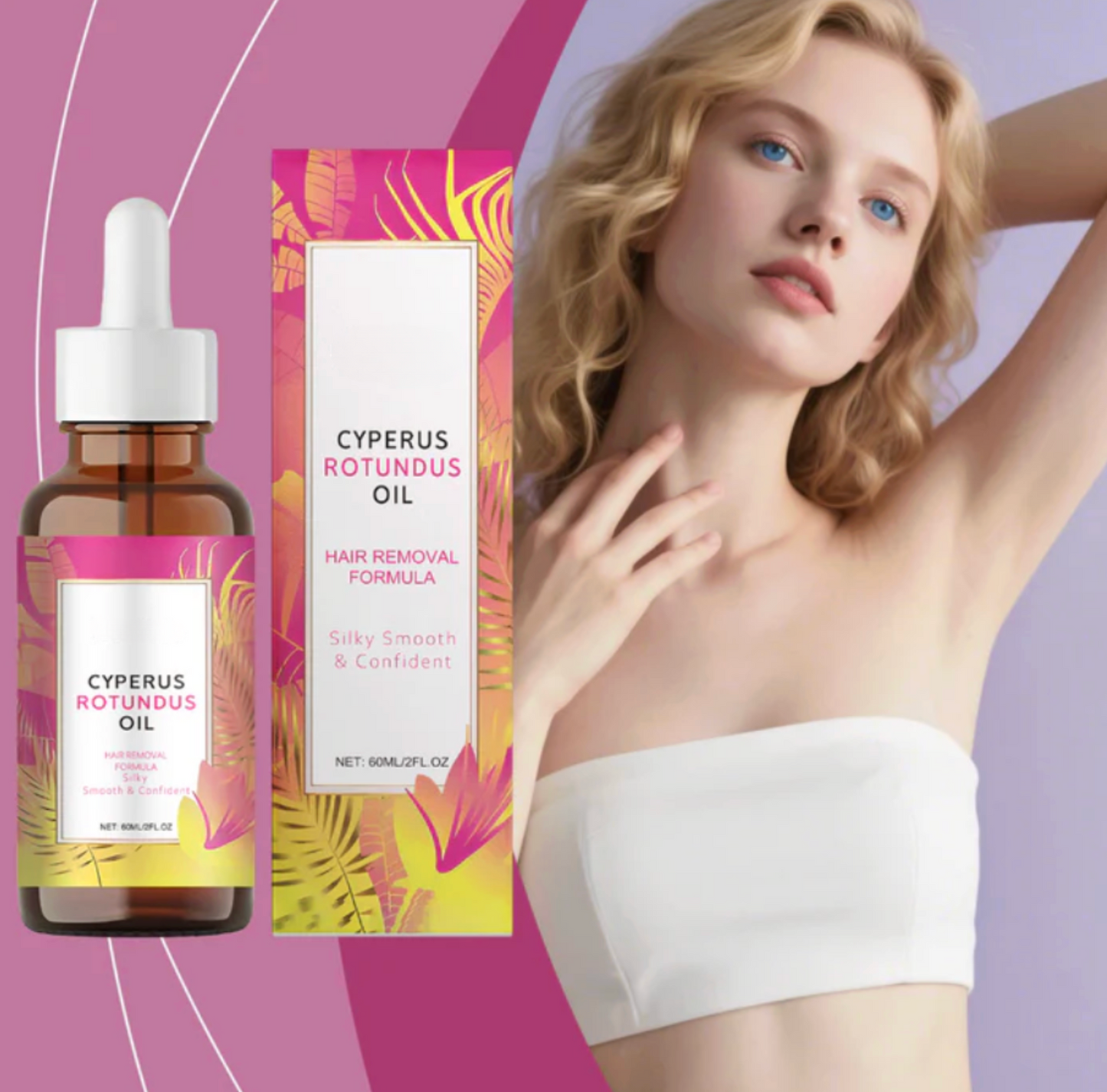 Cyperus Rotundus Oil - Permanent Hair Reduction