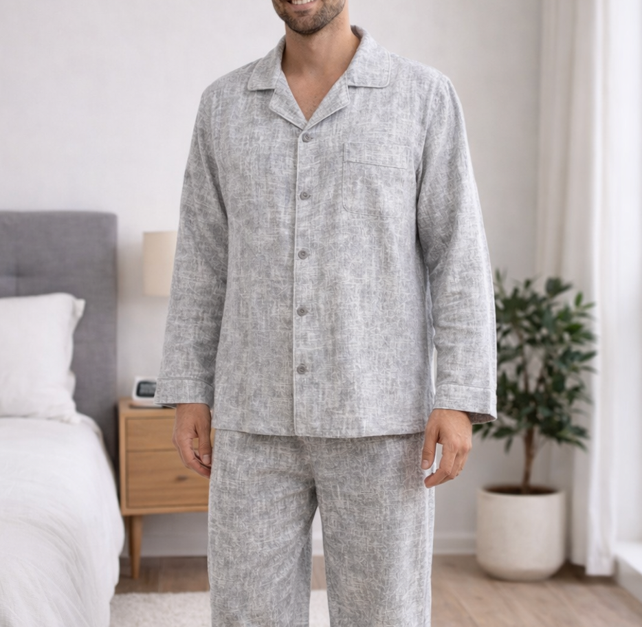 Evercomfi™ – Men's 100% Pure Cotton Pajama Set
