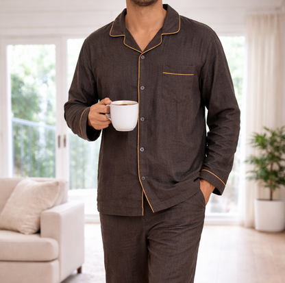Evercomfi™ – Men's 100% Pure Cotton Pajama Set
