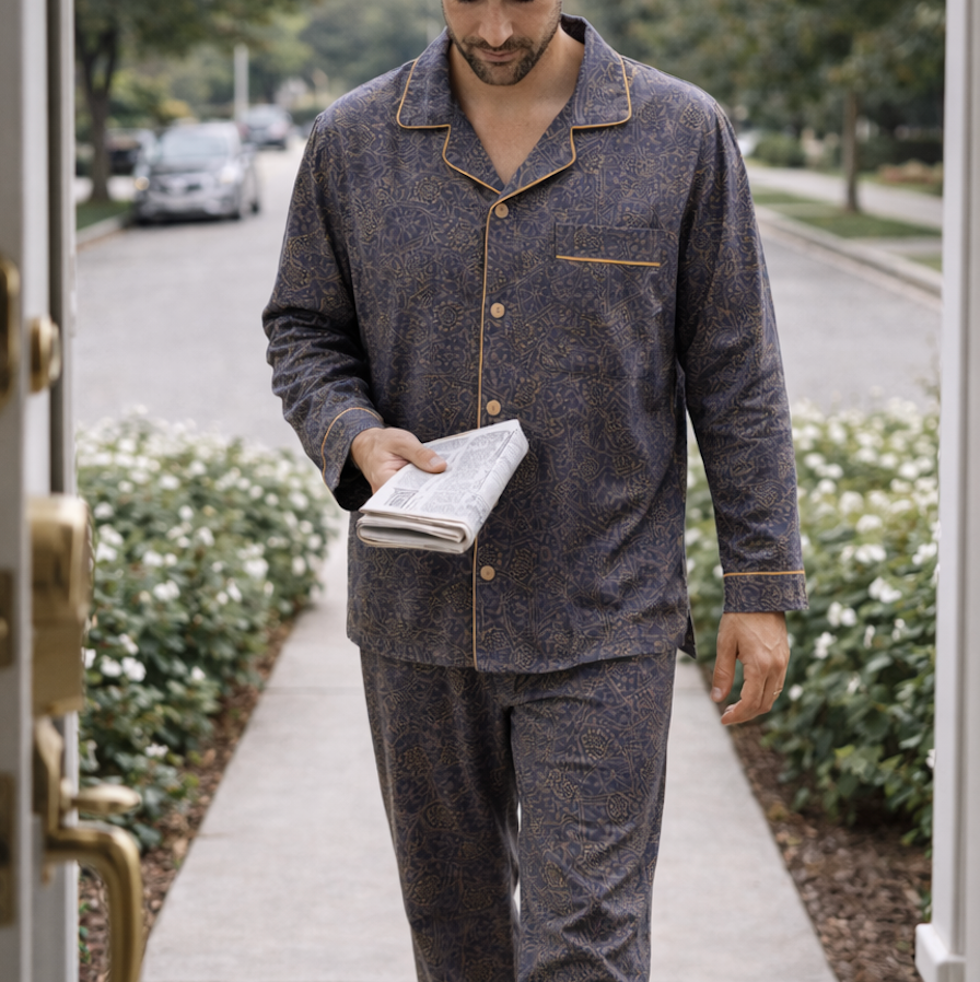 Evercomfi™ – Men's 100% Pure Cotton Pajama Set