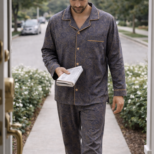 Evercomfi™ – Men's 100% Pure Cotton Pajama Set