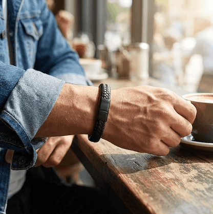 Classic Black Woven Bracelet