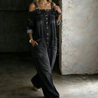 The Denim Drift Jumpsuit