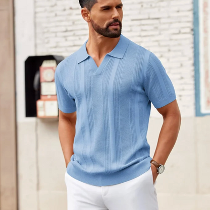 The Ribbed V-Neck