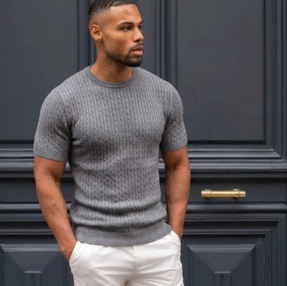 The Ribbed Knit Tee