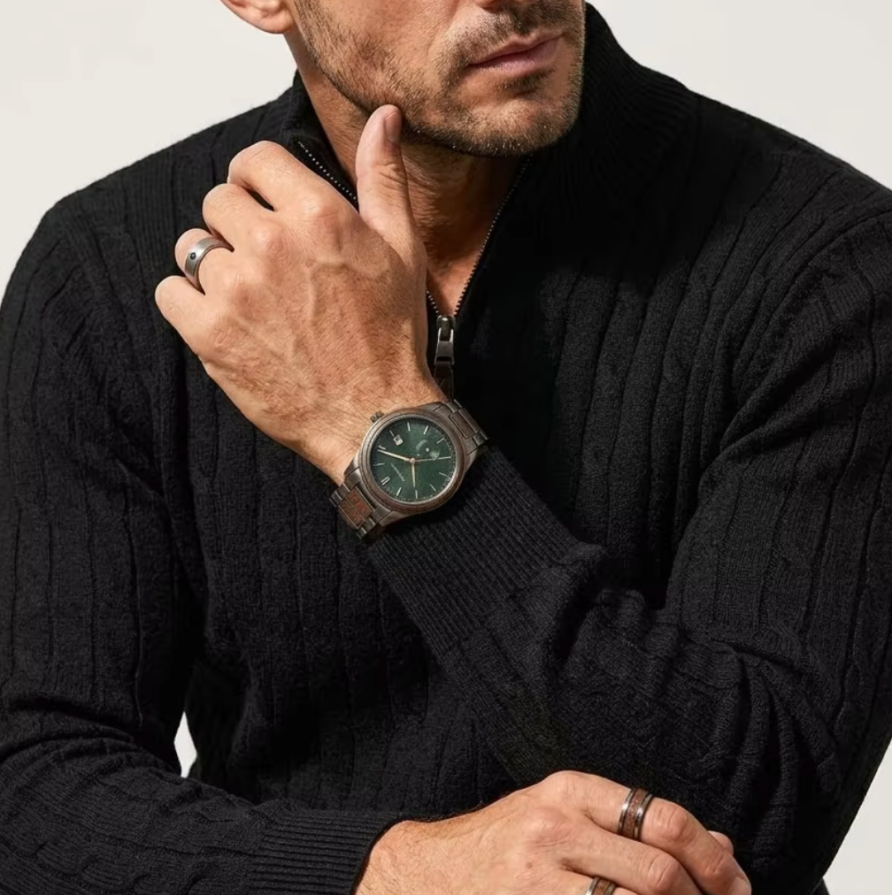 The Cable Knit Half Zip