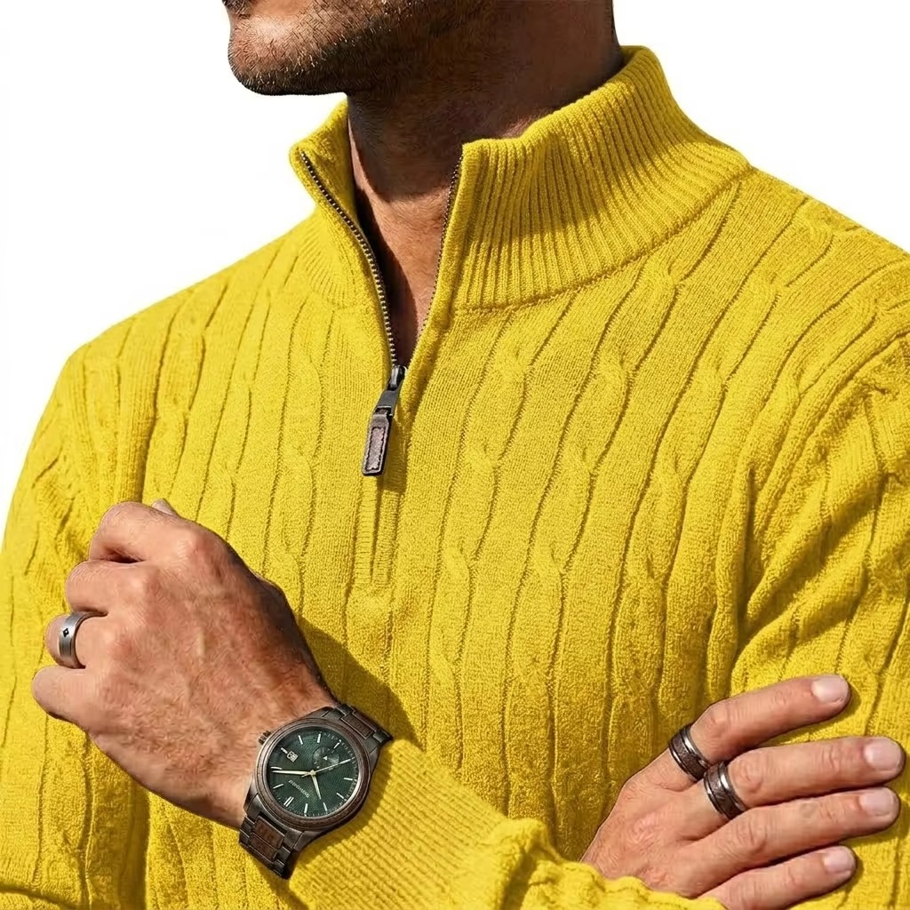 The Cable Knit Half Zip