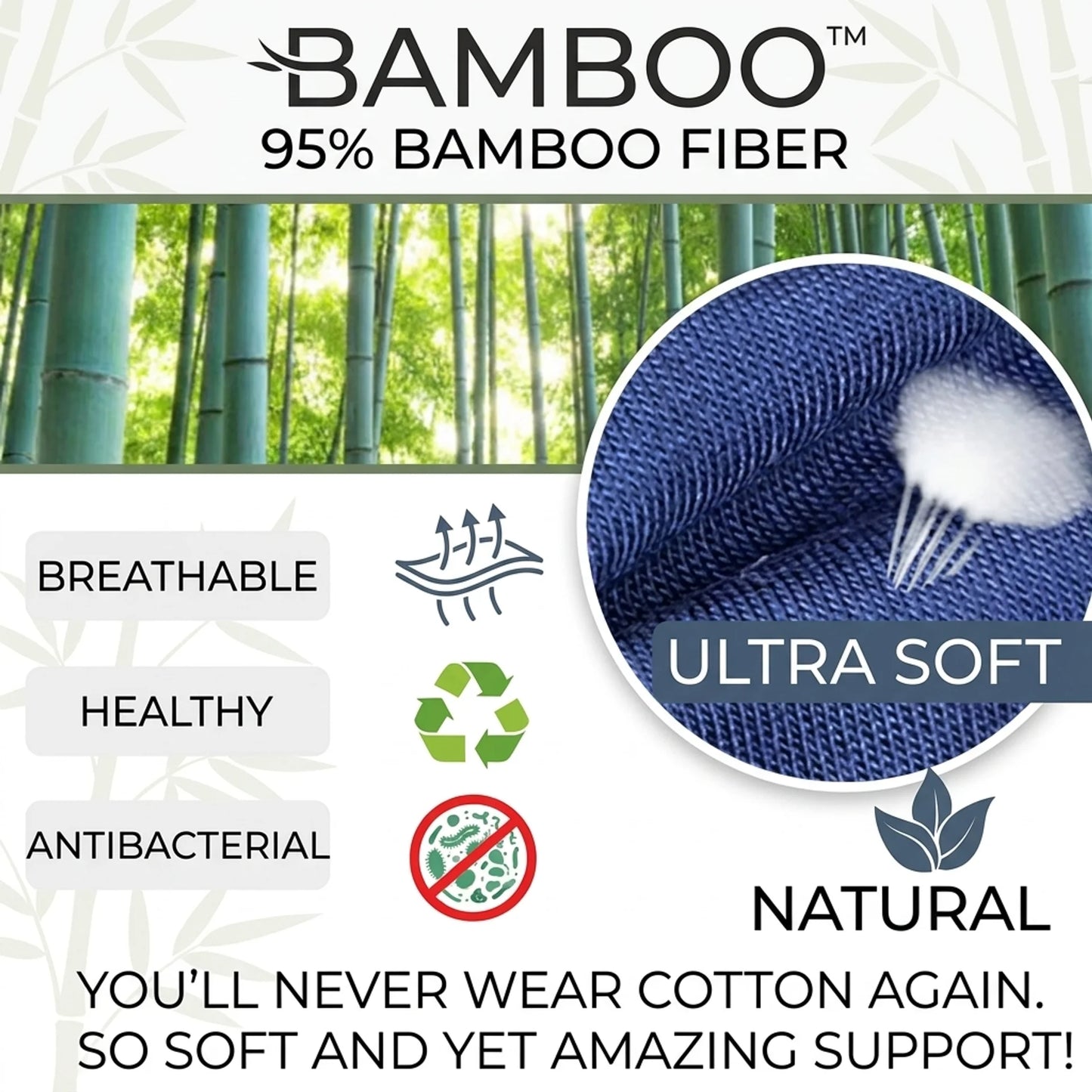 The Bamboo Boxer (Pack Of 5)
