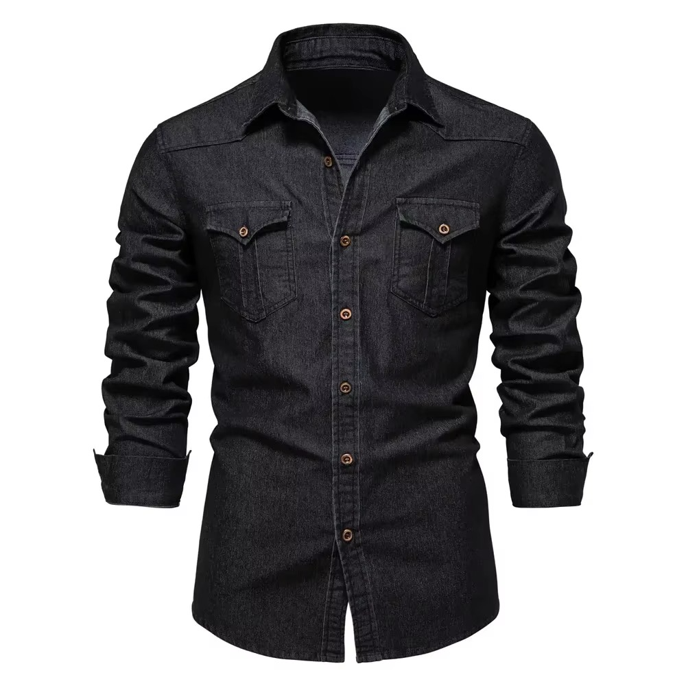 Denim Shirt Long Sleeve