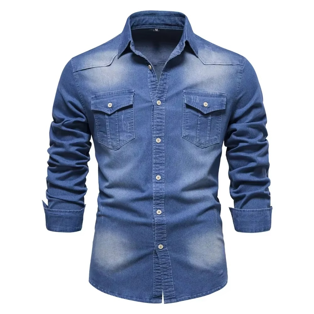 Denim Shirt Long Sleeve