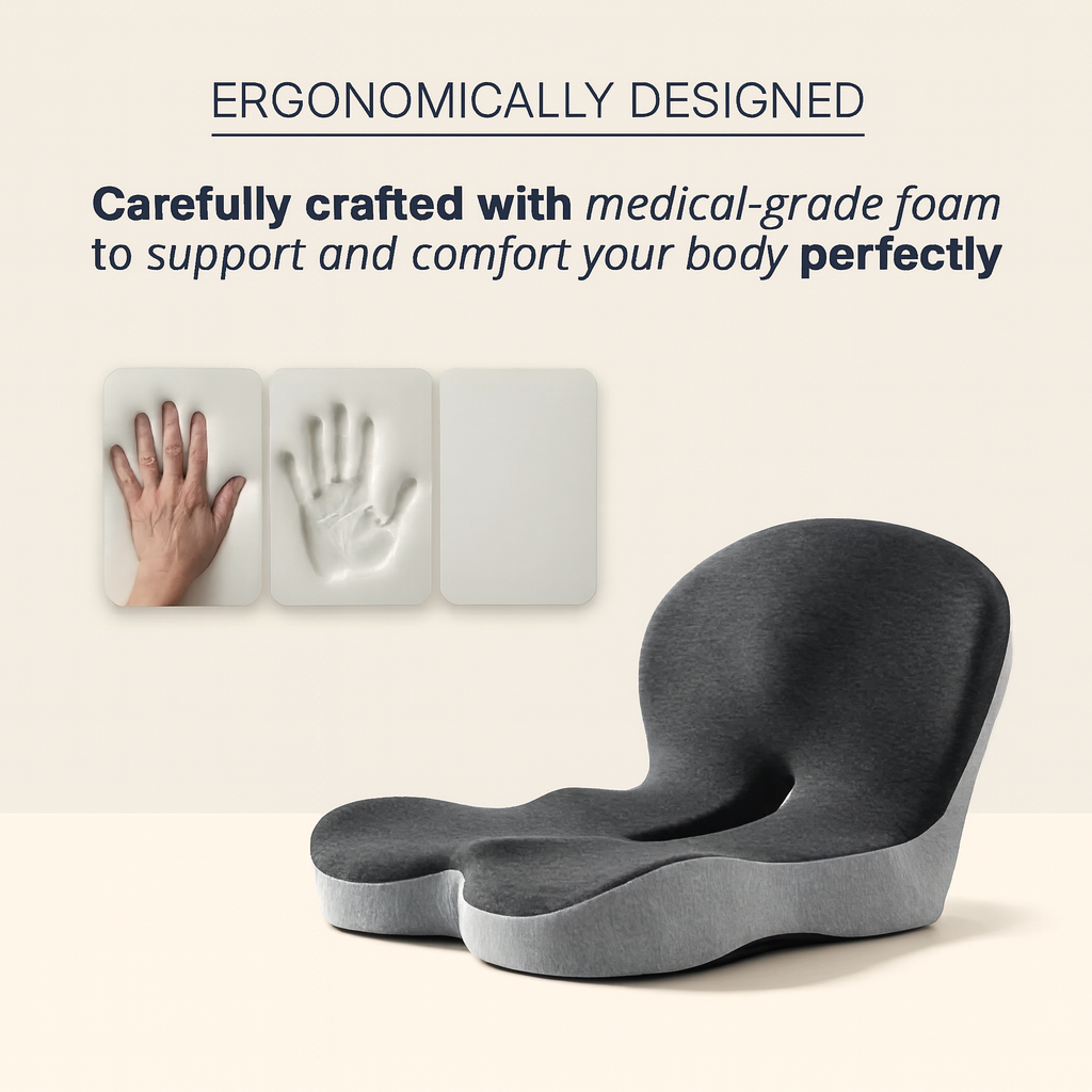 EverComfi™ - Orthopedic Seat Cushion