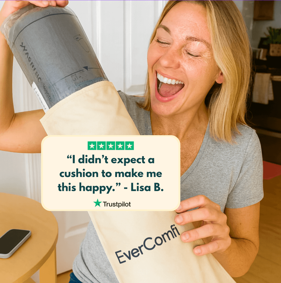 EverComfi™ - Orthopedic Seat Cushion