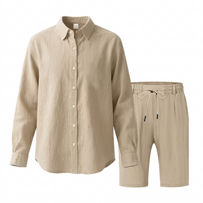 Linen Long Sleeve Set
