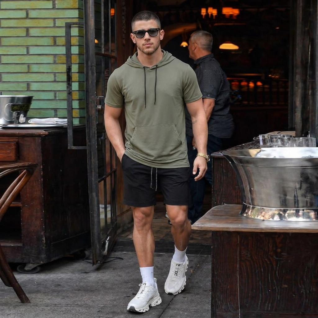 Compression Sports Hoodie Tee
