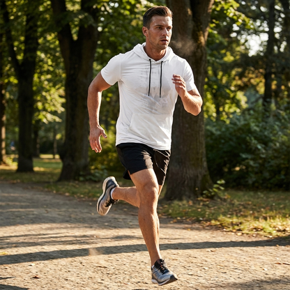 Compression Sports Hoodie Tee