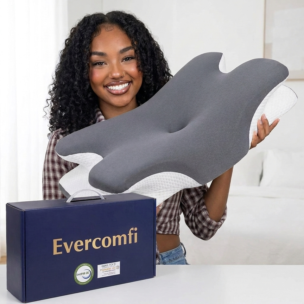 Evercomfi - Cooling Neck Pillow