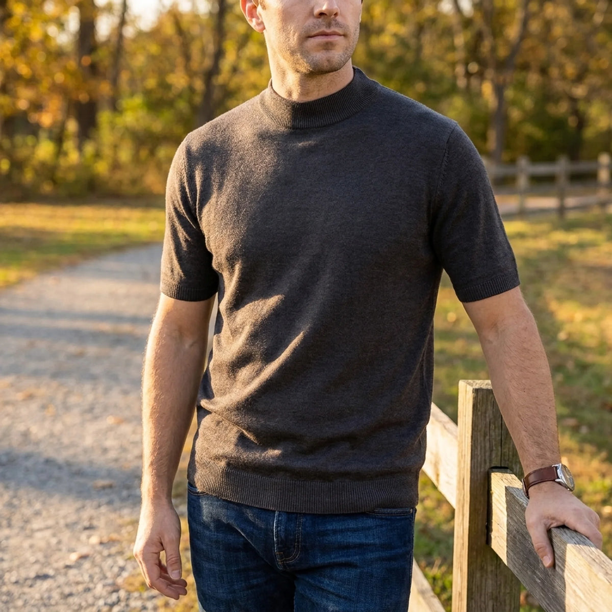 The Lucca Mock Tee