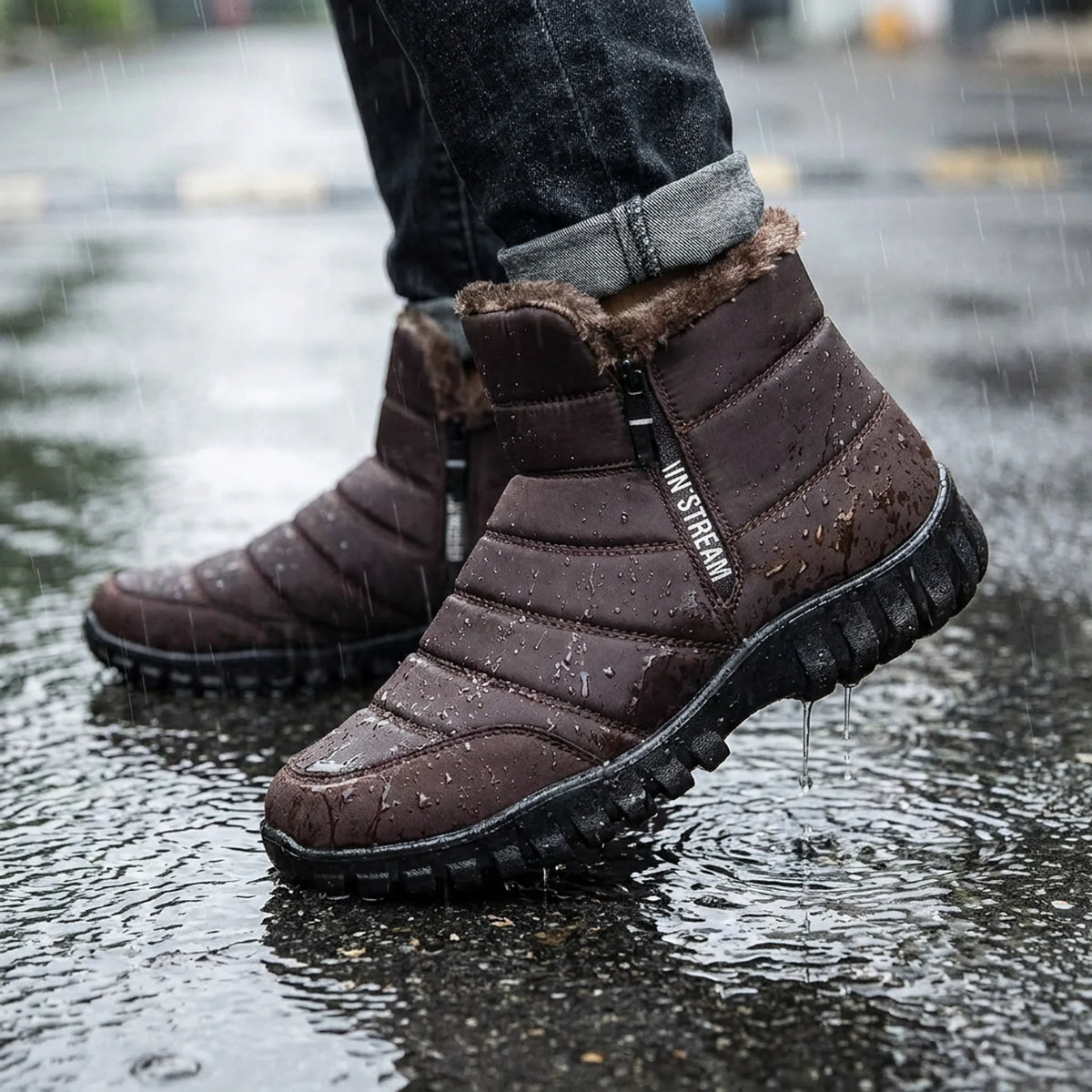 #1 Best Selling Waterproof Fleece Boot For Men