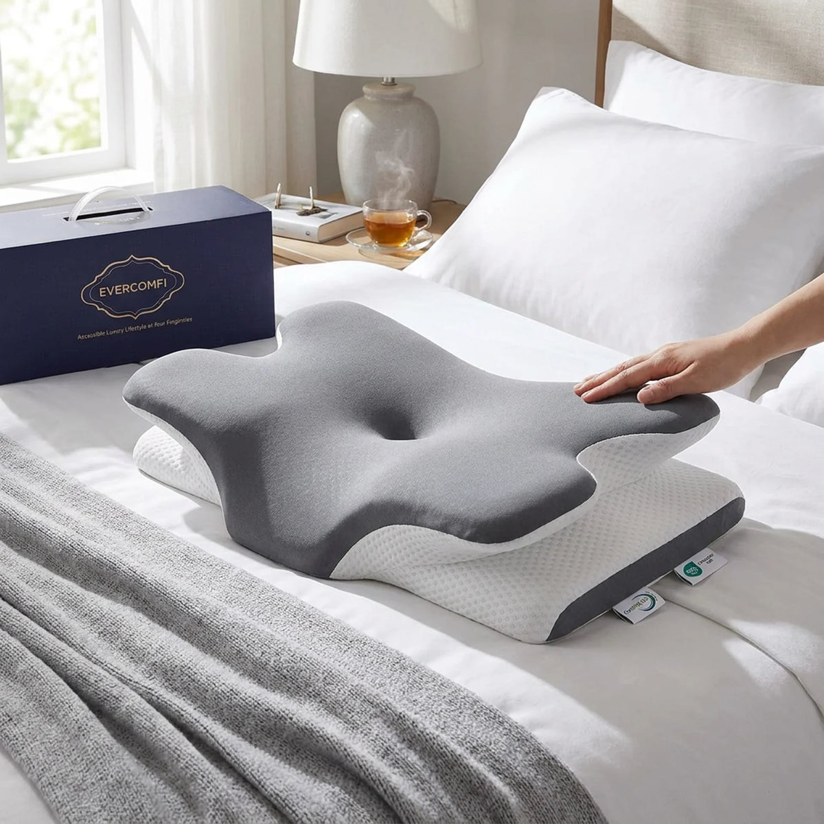 Evercomfi - Cooling Neck Pillow