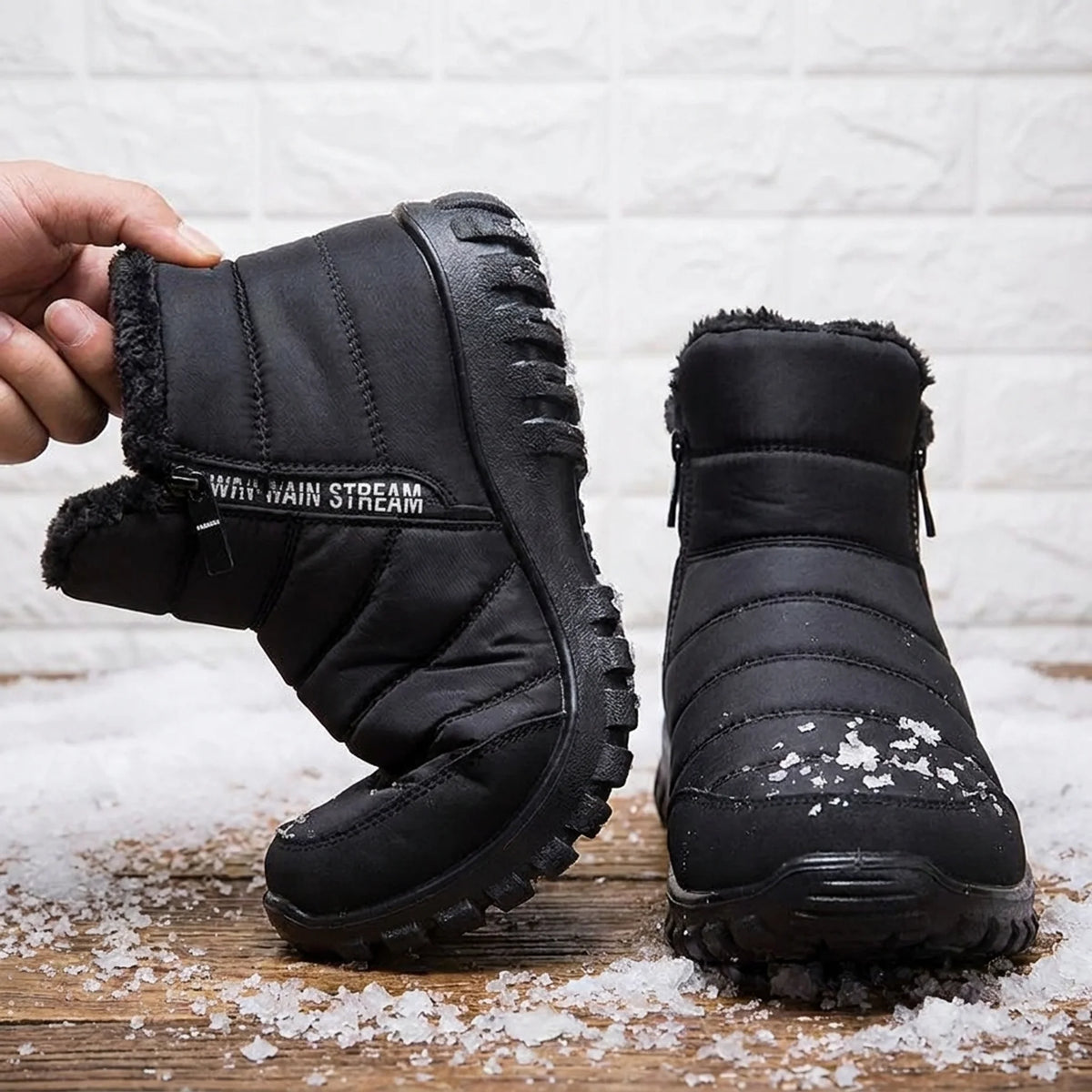 #1 Best Selling Waterproof Fleece Boot For Men