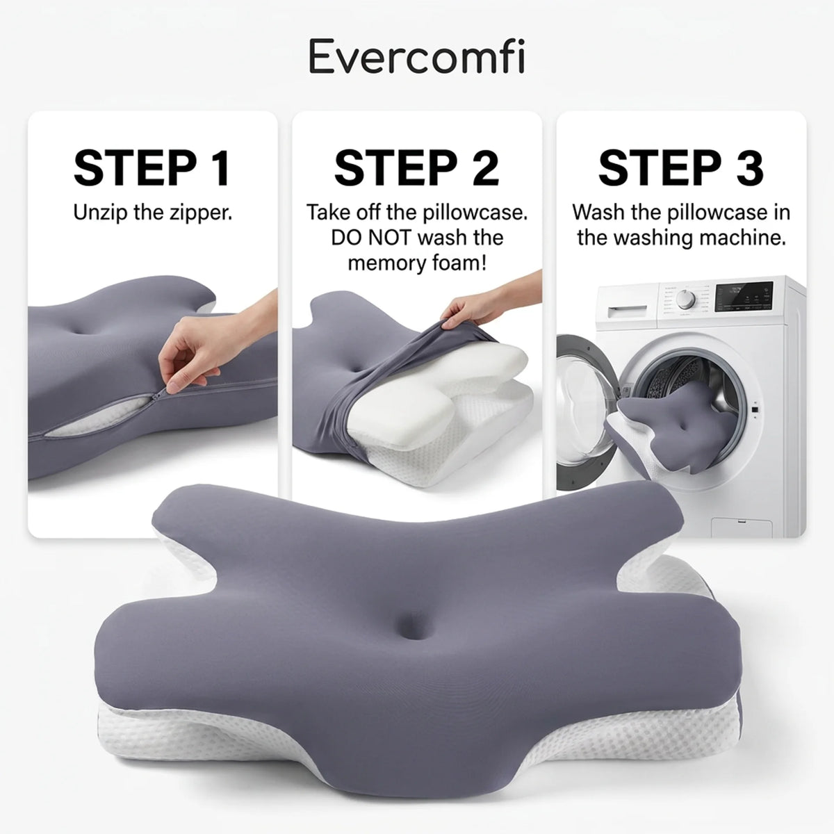 Evercomfi - Cooling Neck Pillow