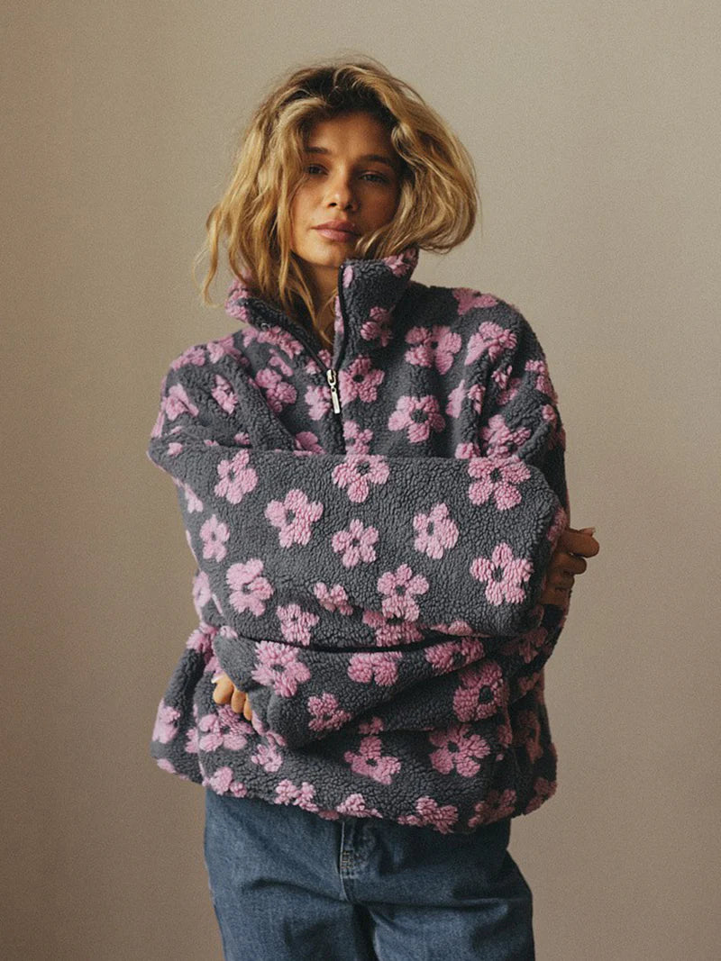 EverComfi - Ultra-Soft Floral Hoodie