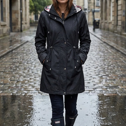 Waterproof Hooded Trench Coat